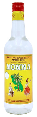 Rhum Agricole Martinique Blanc Monna 50% 1l