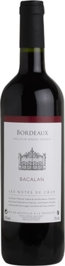 Bordeaux Rouge Bacalan Notes De Coeur 2016