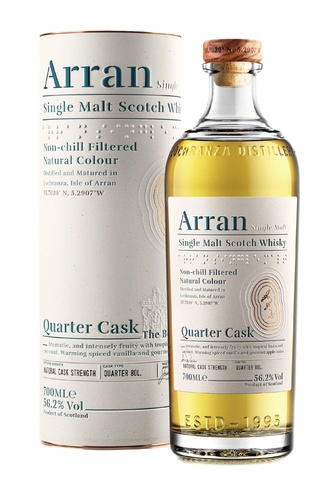 WHISKY ECOSSE HIGHLANDS SINGLE MALT ARRAN THE BOTHY QUARTER CASK OF 56.2% 70CL