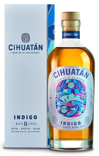 RHUM AMBRE SALVADOR CIHUATAN 8ANS INDIGO 40% 70CL