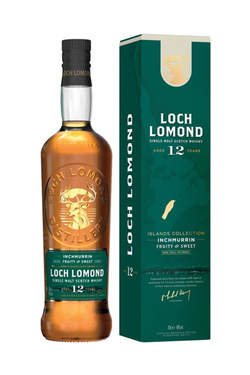 Whisky Ecosse Loch Lomond 12 Ans Inchmurrin 46% 70cl Etui