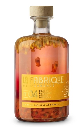 PUNCH AU RHUM LA FABRIQUE N°4 FRUIT PASSION HIBISCUS 32% 70CL