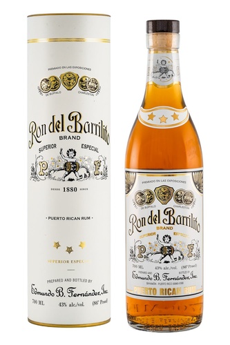 RON PORTO RICO DEL BARRILITO 3 ETOILES 43% 70CL