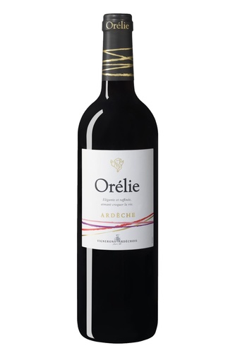 IGP ARDECHE ROUGE ORELIE MERLOT/GAMAY 2023