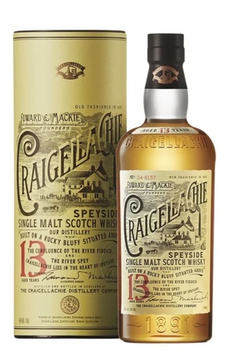 WHISKY ECOSSE CRAIGELLACHIE 13 ANS 46% 70CL