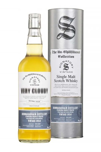 BUNNAHABHAIN STRAOISHA 9 ANS 2014 VERY CLOUDY SIGNATORY VINTAGE 40% 70CL