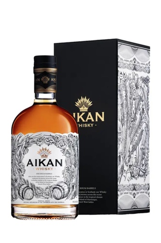 WHISKY FRANCE AIKAN FINE RHUM BARREL 43% 70CL