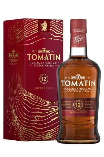 WHISKY ECOSSE HIGHLANDS SINGLE MALT TOMATIN 12 ANS SHERRY 40% 70CL