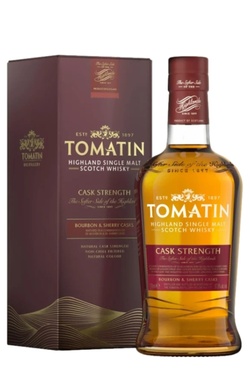 Whisky Ecosse Highlands Single Malt Tomatin Cask Strength 70cl 57,5%