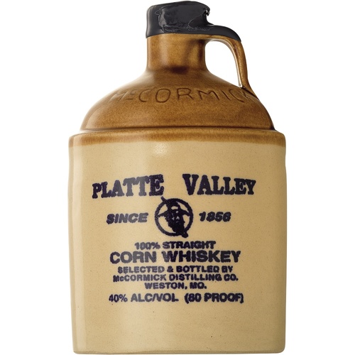 CORN WHISKEY USA PLATTE VALLEY CRUCHON 40% 70CL